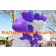Herzluftballons mit Helium zur Hochzeit in Lila und Weiß