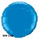 Luftballon aus Folie, Rundballon, Blau, 90 cm