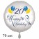 Großer Luftballon zum 20. Geburtstag, Happy Birthday - Balloons