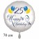 Großer Luftballon zum 25. Geburtstag, Happy Birthday - Balloons