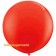 Großer Rund-Luftballon, Pastell Rot, 1 Meter