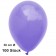 Luftballon Lila, Pastell, gute Qualität, 100 Stück