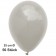 Luftballons Silbergrau, 25 cm, 50 Stück, preiswert und günstig