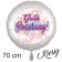 Gute Besserung! Ballon aus Folie. Blossoms. 70 cm, ohne Helium