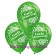 Motiv-Luftballons gute Besserung, apfelgruen, 3 Stueck