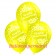 Motiv-Luftballons gute Besserung, gelb, 3 Stueck