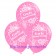 Motiv-Luftballons gute Besserung, rosa, 3 Stueck