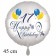 Luftballon zum 17. Geburtstag, Happy Birthday - Balloons
