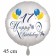 Luftballon zum 17. Geburtstag, Happy Birthday - Balloons
