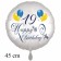 Luftballon zum 19. Geburtstag, Happy Birthday - Balloons