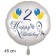 Luftballon zum 2. Geburtstag, Happy Birthday - Balloons