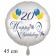 Luftballon zum 20. Geburtstag, Happy Birthday - Balloons