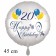 Luftballon zum 20. Geburtstag, Happy Birthday - Balloons