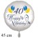 Luftballon zum 40. Geburtstag, Happy Birthday - Balloons