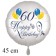 Luftballon zum 60. Geburtstag, Happy Birthday - Balloons