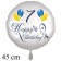 Luftballon zum 7. Geburtstag, Happy Birthday - Balloons