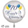 Luftballon zum 70. Geburtstag, Happy Birthday - Balloons