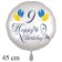 Luftballon zum 9. Geburtstag, Happy Birthday - Balloons
