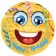 Geburtstags-Luftballon Happy Birthday Emoticon inklusive Ballongas Helium