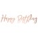 Partykette zum Geburtstag, Rosegold