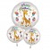 Happy Birthday Großes Kindergeburtstag Luftballon-Bouquet mit Giraffen