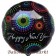 Silvester-Folienballon inklusive Ballongas Happy New Year - Colorful Dots