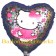 Hello Kitty Herzluftballon aus Folie (ungefüllt)