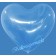 Kristallklarer Riesen-Luftballon in Herzform, 125-150 cm
