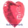 zum Muttertag, Luftballon aus Folie in Herzform