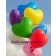 Großer grüner Herzluftballon mit Ballongas