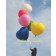 Herzluftballons Riesenballons, riesige Luftballons in Herzform