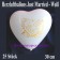 Herzluftballons Just Married, weiß, 30 cm, 25 Stück