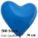 Herzluftballons Blau, Gute Qualität, 500 Stück, 30 cm