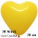 Herzluftballons Gelb, Gute Qualität, 30 Stück, 30 cm