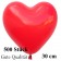 Herzluftballons Rot, Gute Qualität, 500 Stück, 30 cm