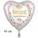 Folienballon ohne Helium: Hochzeit - Herzlichen Glückwunsch