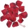 Rote Rosenblätter aus Stoff, Ombre
