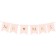 Mr & Mrs Banner in zartem Rosa mit goldenem Druck