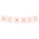 Mr & Mrs Banner in zartem Rosa mit goldenem Druck