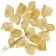 Goldene Rosenblätter aus Stoff