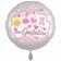 Ihr werdet Großeltern, Girl, Luftballon aus Folie, 43 cm, Satine de Luxe, weiß