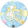 It's a Boy Rundluftballon zu Babyparty, Geburt und Taufe ohne Helium