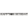 Jumbo-Partykette mit Zahlen Sparkling Celebration Birthday