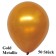 Großer 40x36 cm Luftballon, Gold Metallic
