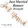 Letterbanner Just Married Rose Gold