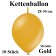 Kettenballons-Girlandenballons-Gold-Metallic, 28-30 cm, 10 Stück