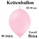 Ketten-Luftballons, rosa, 50 Stück, 12"