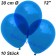 Luftballons Kristall, 30 cm, Blau, 10 Stück