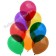 Kristall Luftballons in bunt gemischten Farben