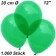 Luftballons Kristall, 30 cm, Grün, 1000 Stück